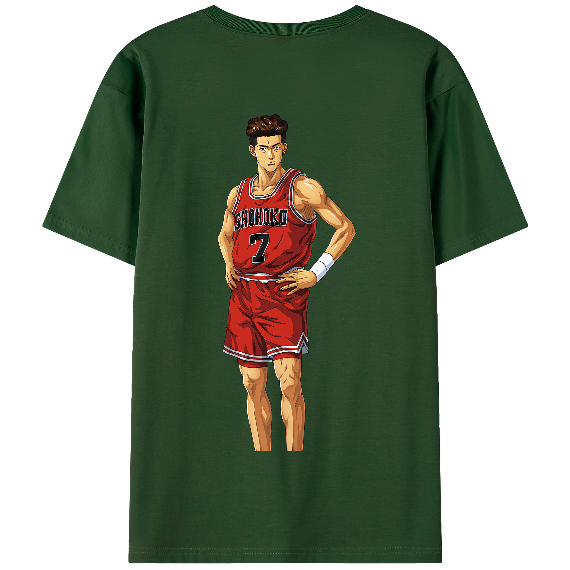 SLAM DUNK／スラムダンク 綿100％半袖Tシャツ（背面プリント）